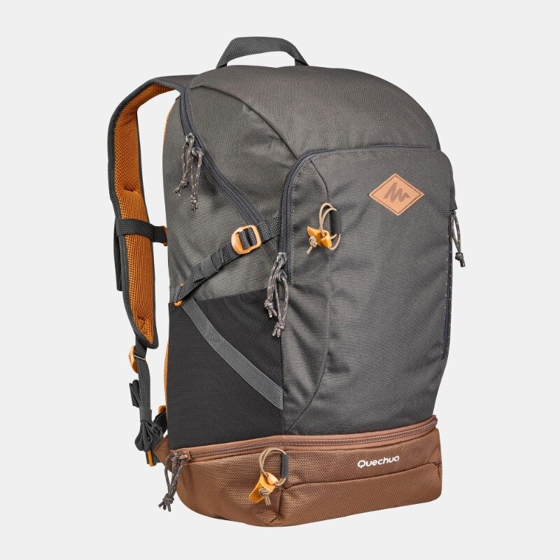 30 L Hiking Backpack, Rain Cover Unisex, Blue