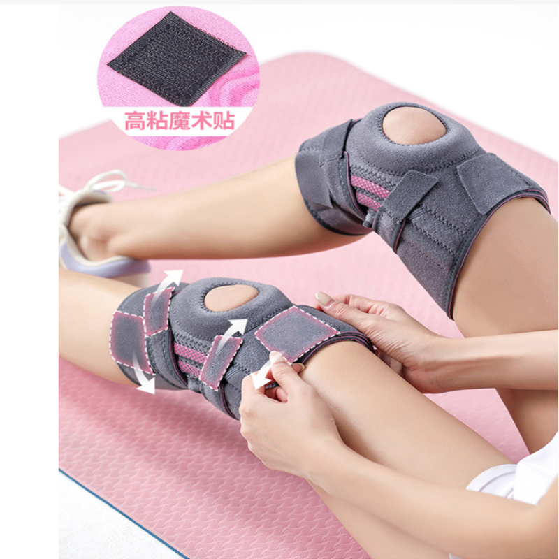 Silicone Anti Slip Sports Knee Pads, Absorção de Choque, Patella Suporte Strip Protetores, Ferramenta de Proteção, Estabilidade, 1Pc