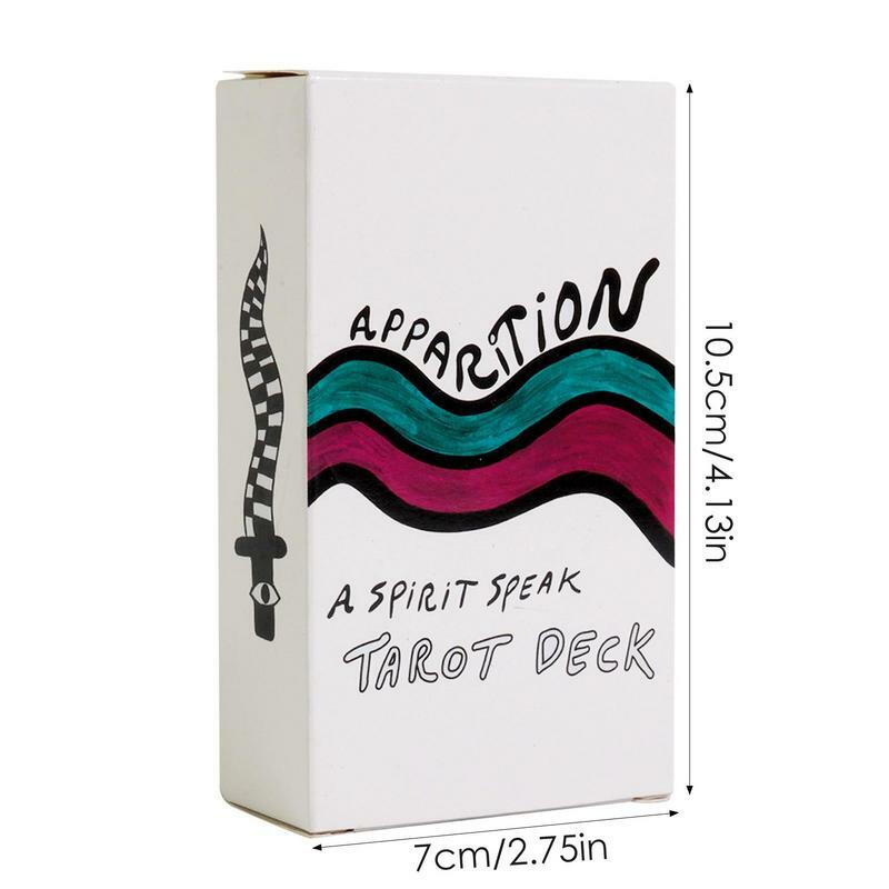 Erscheinung ein Geist sprechen Tarot Deck für Schicksal Weissagung Tarot Orakel Karten Wahrsagen Brettspiel Unterhaltung Kartenspiel