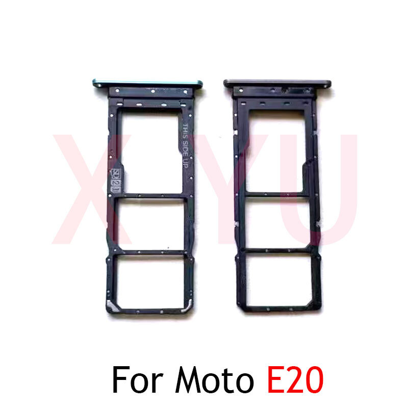 For Motorola Moto E13 E20 E30 E40 E 2020 SIM Card Tray Holder Slot Adapter Replacement Repair Parts