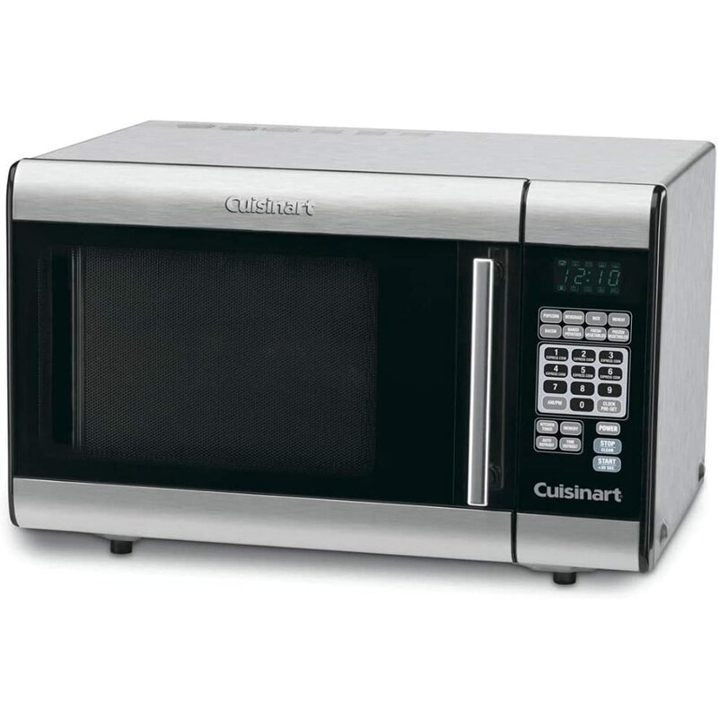 Microwave Oven, CMW-100 1-Cubic-Foot Stainless Steel Microwave Oven, Brushed Chrome, Microwave Oven