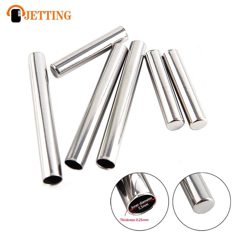 10pcs/lot temperature sensor PT100 DS18B20 Stainless steel casing pipes Protective sleeve 6*50mm