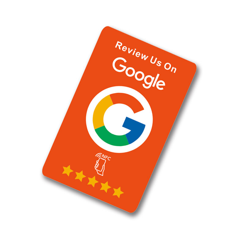 Las tarjetas NFC de Google Review mejoran sus reseñas, Material de PVC duradero