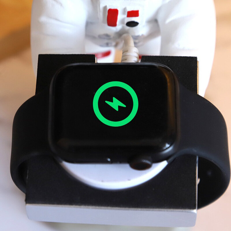Soporte de carga para reloj inteligente, astronauta creativa con diseño de base de carga para Samsung Galaxy Watch 4 y Apple Watch, compatible con Iwatch y Huawei