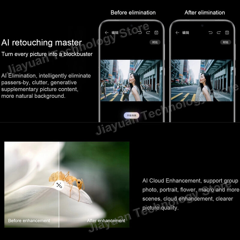 Huawei-Câmera Principal Retrátil NFC Smartphone, Pura 70, Ultra 6.8 ", Vidro Kunlun, Kirin 9010, HarmonyOS 4.2, 1", Nova Chegada, 2024
