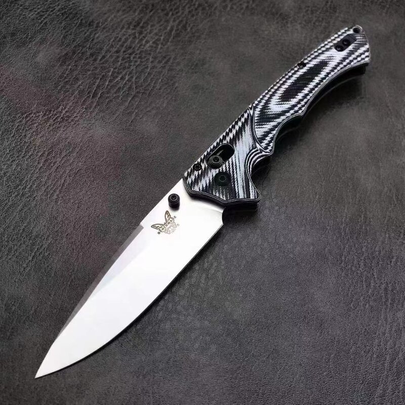 Складной нож для кемпинга BENCHMADE 1401, Ручка G10, тактические безопасные карманные ножи для отдыха на природе, инструмент для повседневного использования