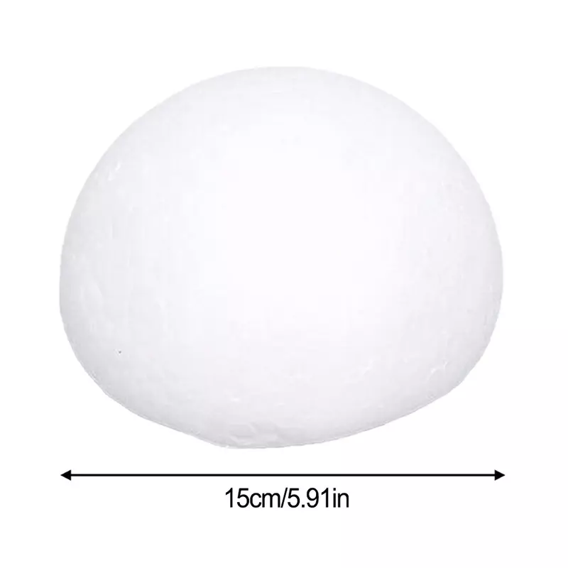 Hemisphere Foam Ball Polystyrene Round Wedding White Blank Flower Ball Foam Hemisphere Foam Foam Ball Boutique