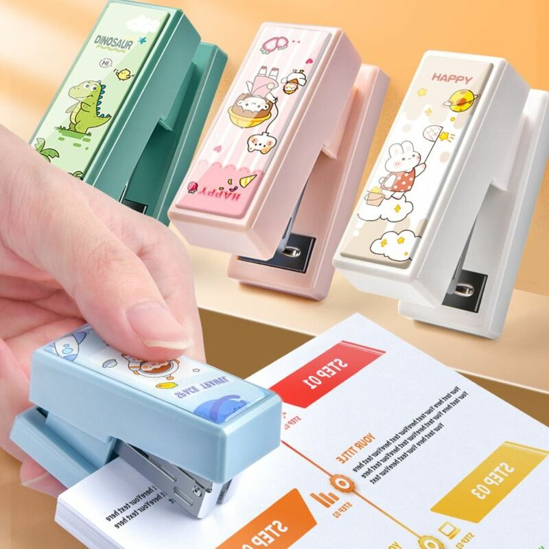 Paper Binding Stationery Office Accessories Paper Binder Set Mini Stapler Set with Staples Office Binding Tools School Supplies