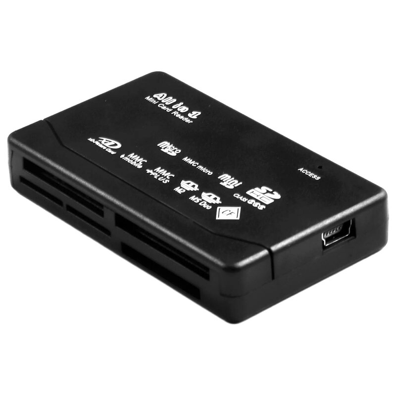 Card Adapter Card Reader Memory Kit Part Accessory Up to 480 Mb USB 2.0 SD XD MS High Quality Brand New Portable