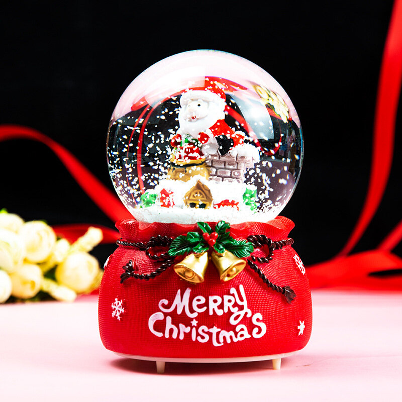 Рождественская Мечта хрустальный шар украшения музыкальная шкатулка Маленькая девочка принцесса подарок на день рождения для девочки