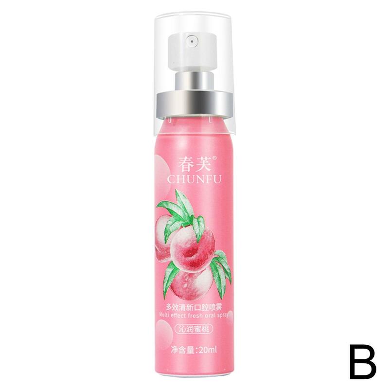 Fruity Breath Refreshing Spray Remove Bad Breath Refreshing Soothing Oral Problem Fresh Breath Mild Not Spicy Ice Mint Peach