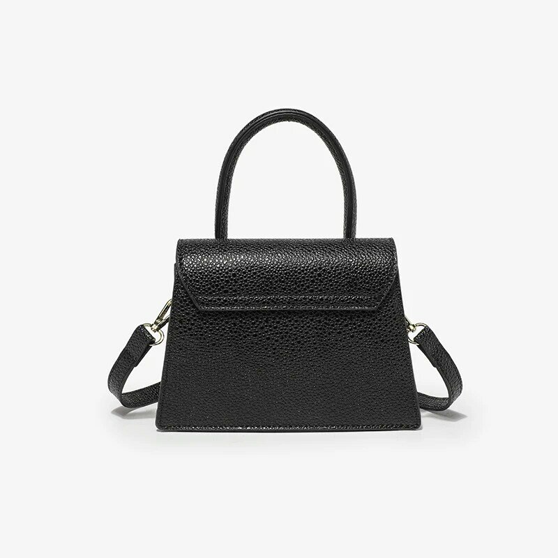 Mini bolsa e bolsa com alça única, bolsa monocromática, sacos mensageiro crossbody, garras de couro, marca superior, moda