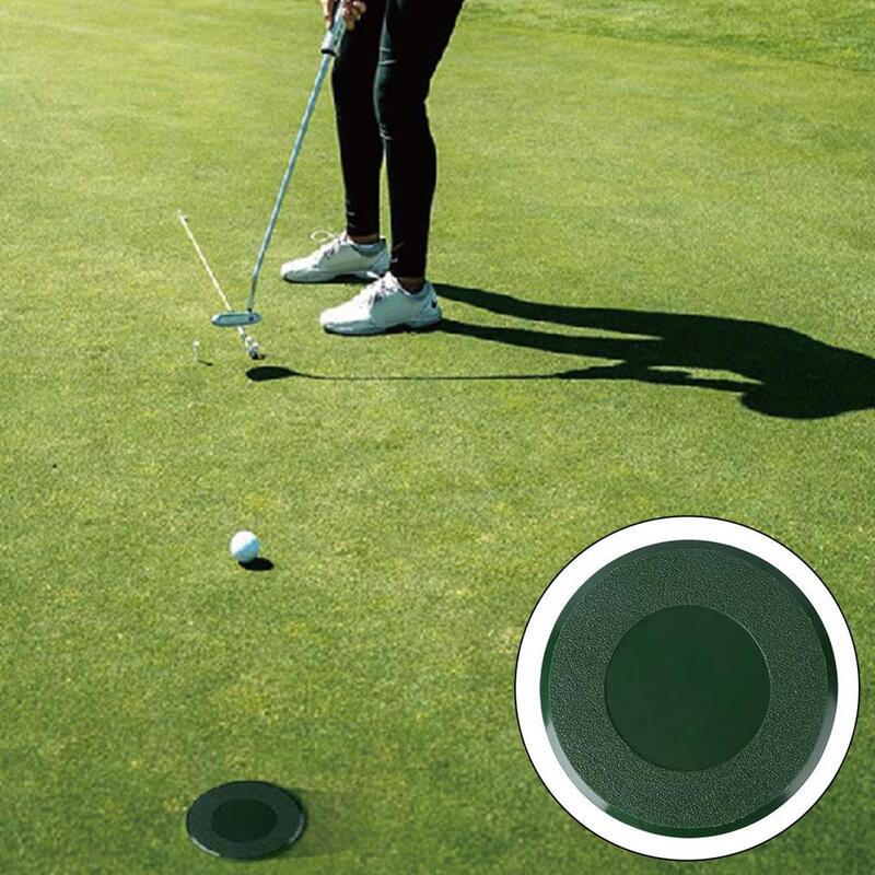 Golf Hole Cup Cover Golf Cup Cover Waterproof Leak-proof Fadeless Protective Portable Plastic Golf Hole Cup Cover 골프 Accessories
