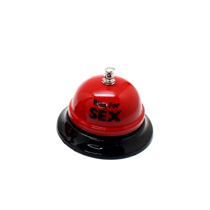 Sex Bell Ring Toy Game novità Gift Creative Red Bell o Couple flirtare Red Metal Sex Funny Table Ring Bell