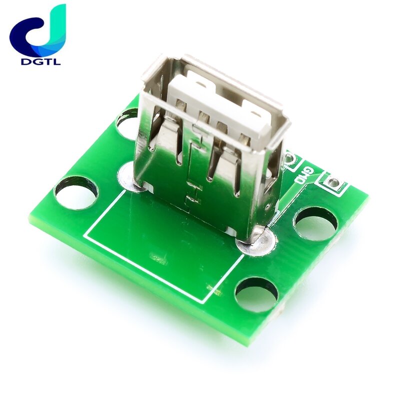 Vertical USB female with PCB board USB2.0 female has been welded data cable to USB female A