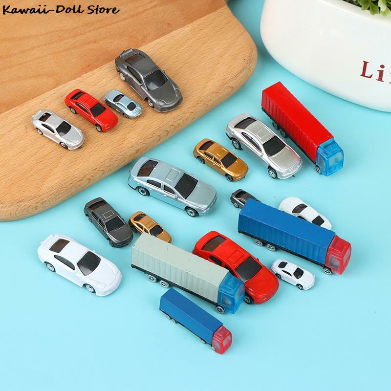 인형 집 미니어처 자동차 트럭 컨테이너, 대형 차량 모델 자동차 장난감, 어린이 Bauble 인형, 1:100-200