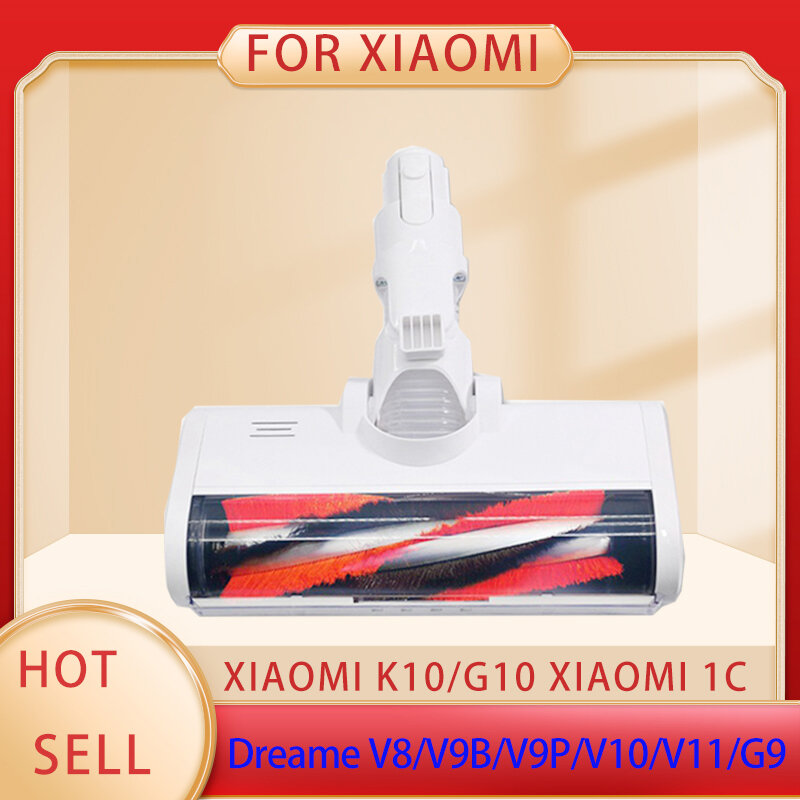 Elektrische Borstel Hoofd Voor Xiaomi K10/G10 Xiaomi 1C Xiaomi Dreame V8/V9B/V9P/V11/g9 Tapijt Borstel Stofzuiger Onderdelen