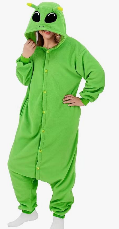 Nowe kostiumy kosmitów halloweenowych zwierzęcy Snorlax Kigurumi Cartoon garnitur piżama Anime dla dorosłych Onsie piżama jednoczęściowa