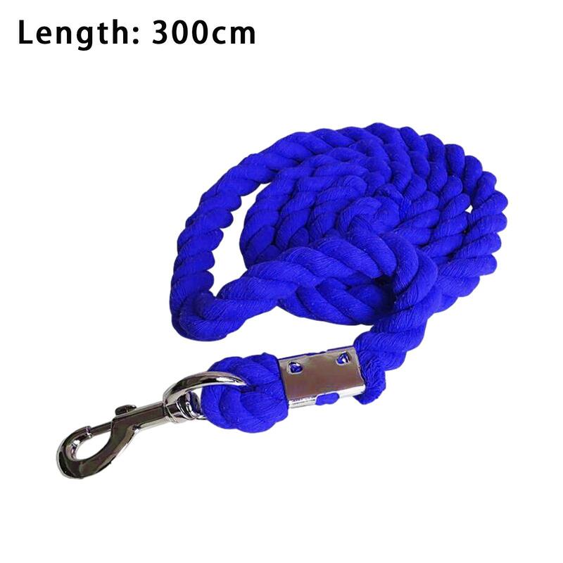 Webbing Horse Lead Rope Soft Bolt Snap Clip Equestrian Rein Racing Halters