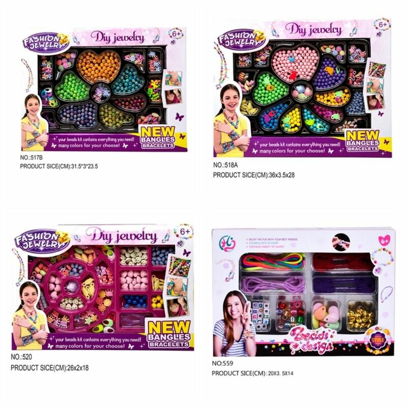 작은 비즈 팝 비즈 스냅 비즈 실리콘 비즈, 벌크 비즈 팔찌 제작 키트, 흥미있는 재배 플라스틱 퍼즐 장난감