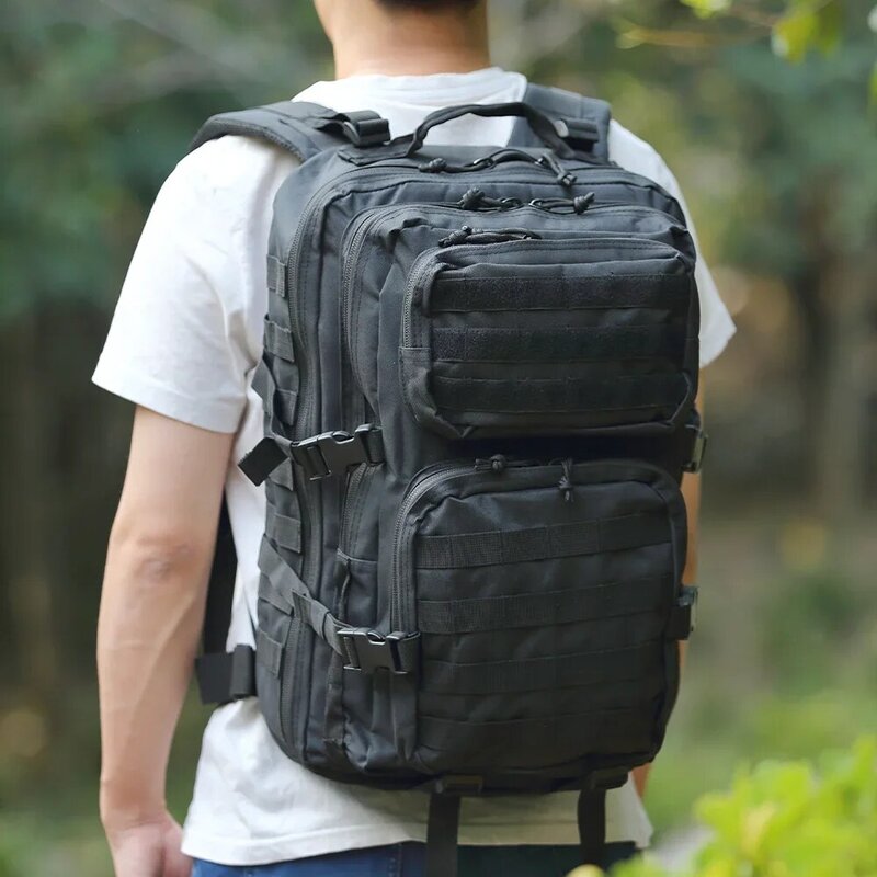 Lawaia tas punggung Taktis 30L atau 50L, tas ransel olahraga luar ruangan, tas punggung berkemah berburu, tas mendaki gunung