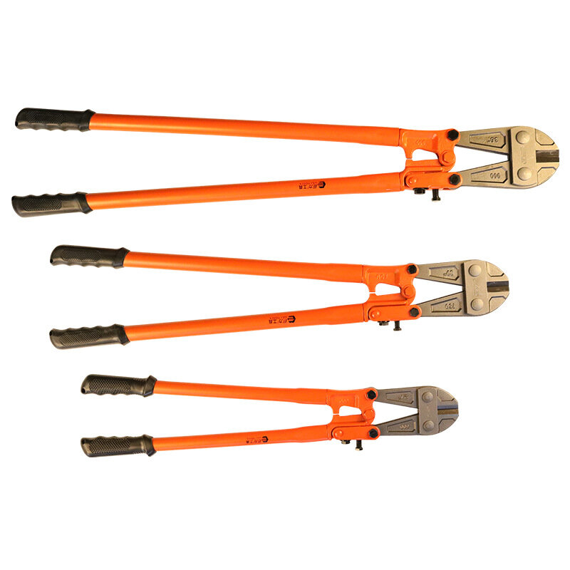 Wire cutters, steel bars, pliers parts, shears, cutter heads, chains, locks, pliers heads.
