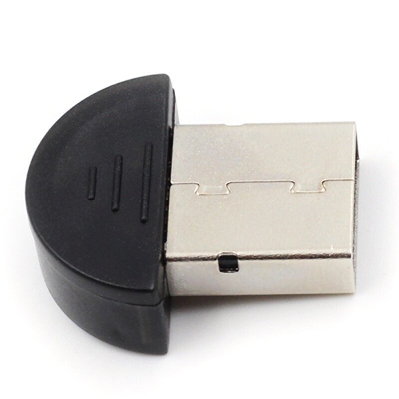 Mini USB 2,0 Bluetooth V2.0 Dongle transmisor adaptador inalámbrico para PC Windows (Color: negro)
