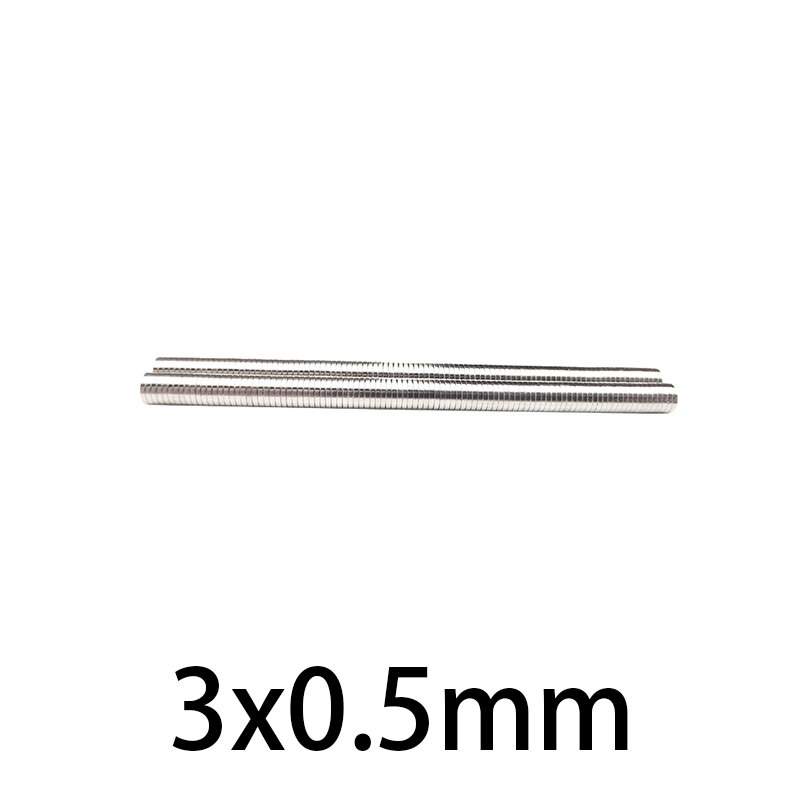 100-5000 шт., неодимовые магниты, 3x0,5 мм