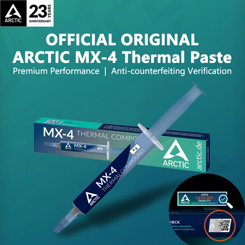 Original ARCTIC AC MX-4 Thermal Paste Heat Conduction Compound Silicone Grease For Computer PC Laptop CPU GPU Video Card Chips