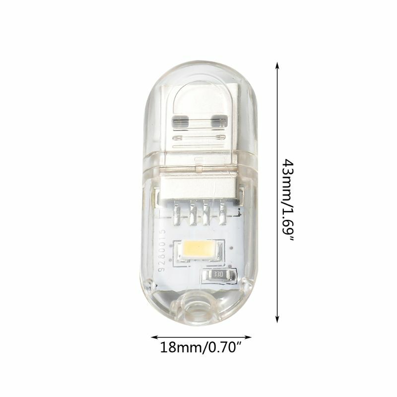 Lampu Malam Perawatan Mata Portabel Lampu Baca Led USB Nyaman untuk Laptop PC