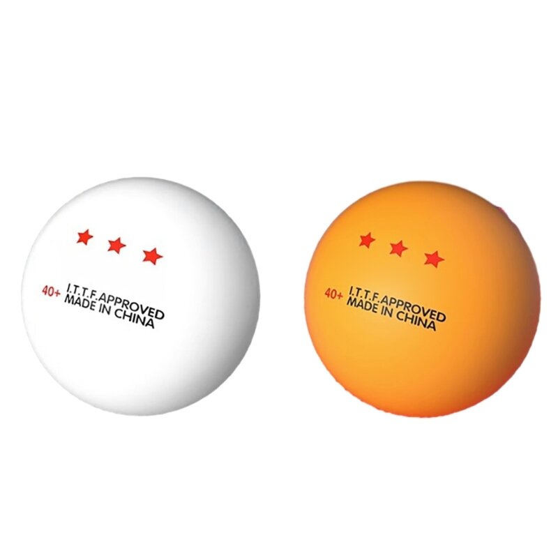 10 Stuks Tafeltennisbal Vervanging Pingpongbal 3-sterren Standaard Tafeltennisbal Voor Binnen/Buiten Pingpongtafel