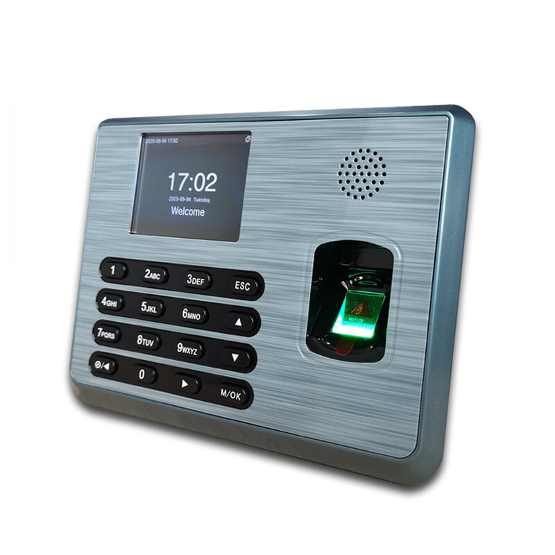 Système de présence biométrique à empreintes digitales, TX628, 3 pouces, Wifi TCP/IP RFID, horloge USB