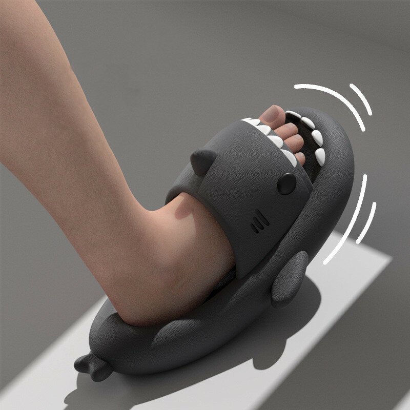 ASIFN Shark pantofole per donna uomo Summer Home coppia antiscivolo Outdoor Cool Indoor Funny Slides infradito Cartoon EVA 2022 nuovo