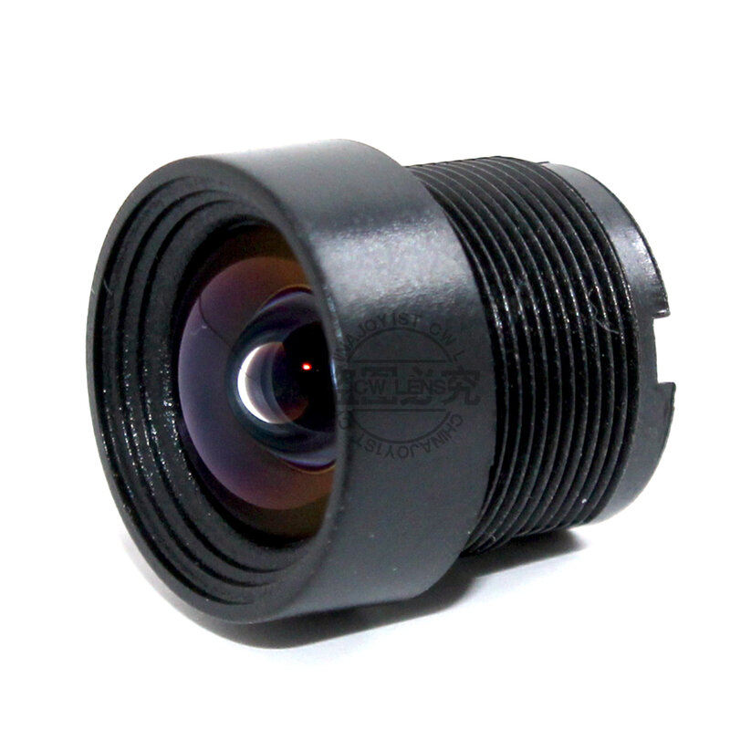 Lensa 2.0mm 2.1 megapiksel 1/4 "sudut lebar 145 derajat MTV M12 x 0.5 lensa dudukan tanpa distorsi, dengan 650 filter IR untuk kamera CCTV