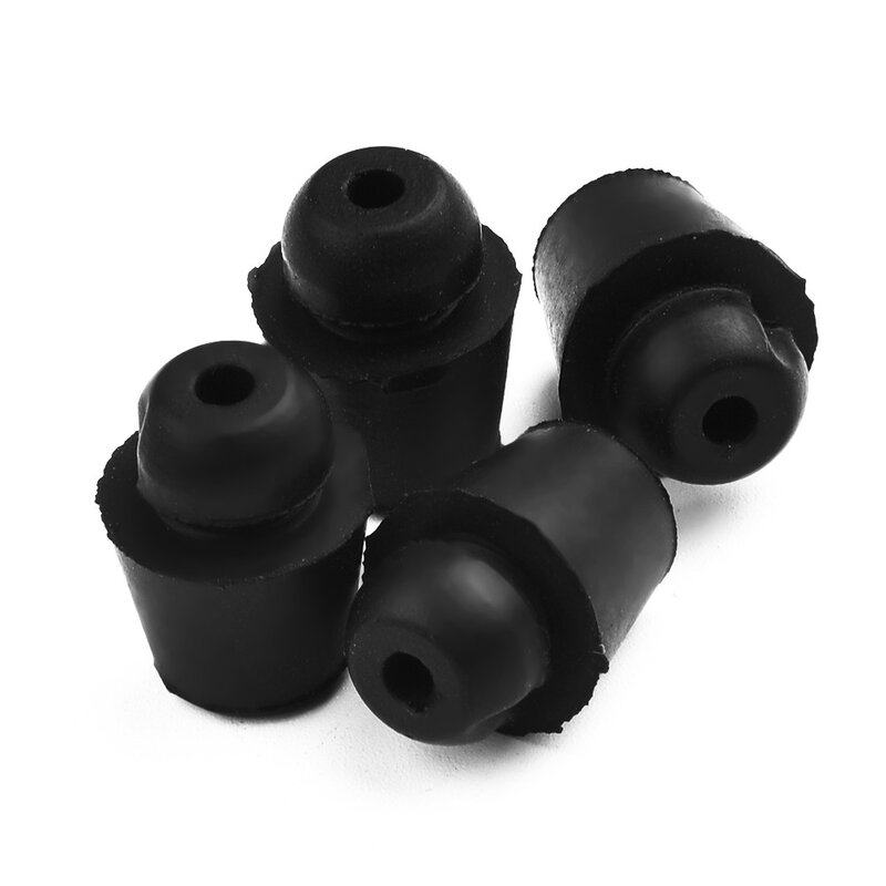 Amortiguadores de goma para puerta de coche BMW, juego Universal de 4 piezas, color negro, 100%