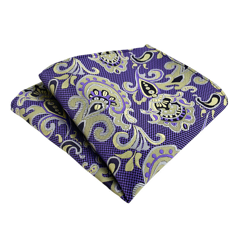 Men Suit Handkerchief Popular Fashion Dot Square Towel Wavelet Stripe Pocket Square Luxury