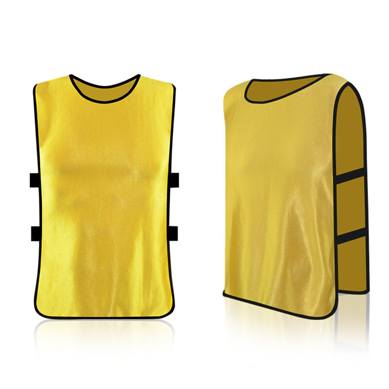 Baberos de entrenamiento de fútbol y Rugby para adultos, camisetas transpirables de ajuste suelto, Material de malla de secado rápido