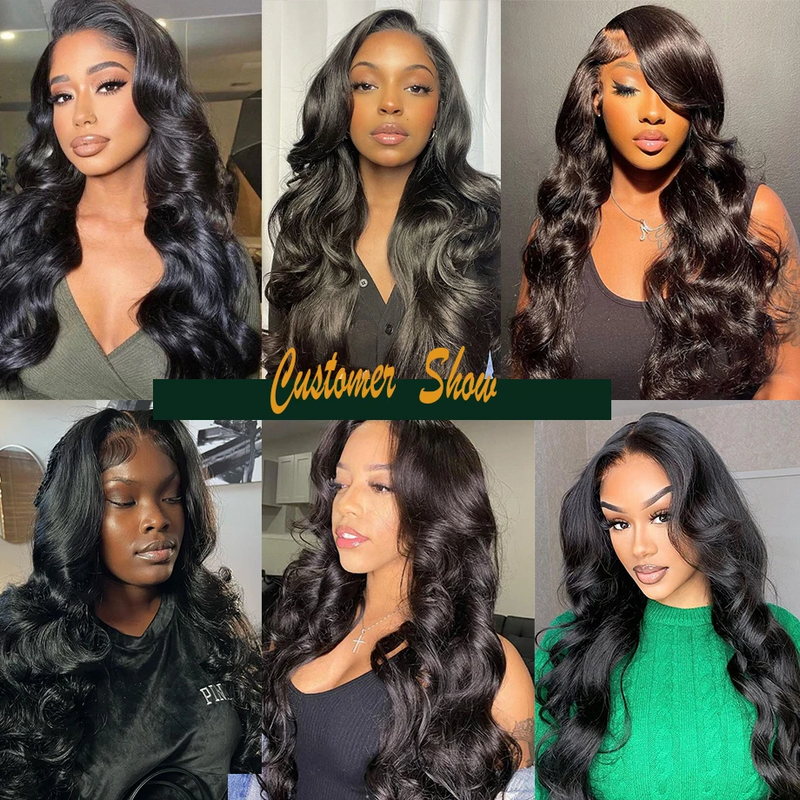 Lumiere Body Wave 13X4 Lace Front Human Hair Wigs For Women 30 36 Inches 4x4 Glueless Lace Closure Wig Ready To Go