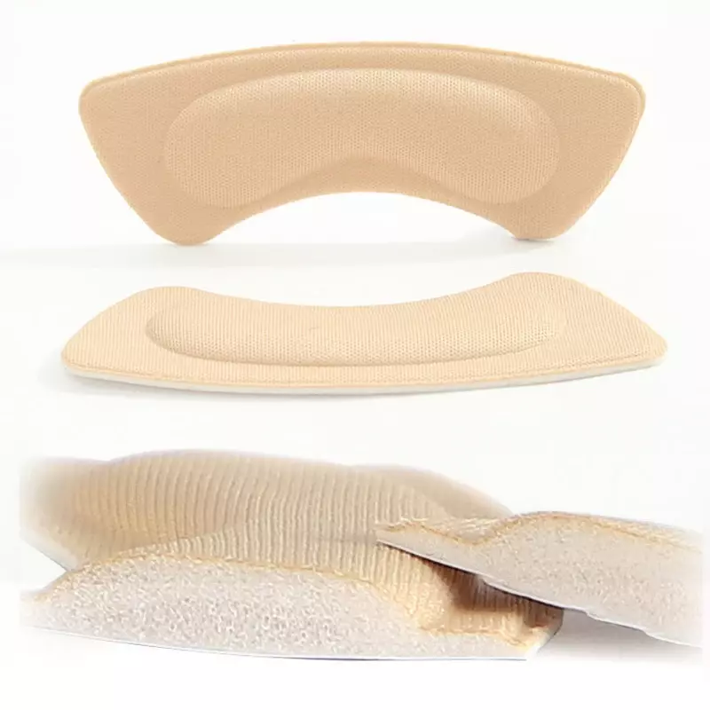 Almohadillas 4D para el talón, parche antidesgaste para el cuidado de los pies, almohadillas adhesivas para aliviar el dolor, 2 piezas
