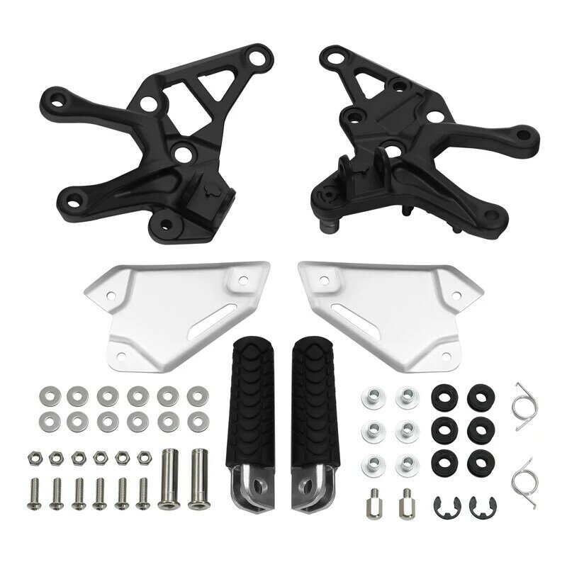 Motorcycle Front Driver Foot Pegs Pedals Bracket For Kawasaki Z900 Z 900 ABS 2017-2023