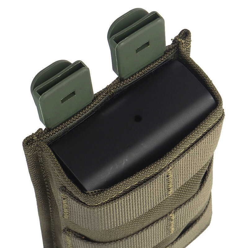 7.62 Single AR15 Magazine Pouch KYWI Retention Insert MOLLE Malice Strap Clip For Battle Belt Tactical FCPC V5 Vest Paintball