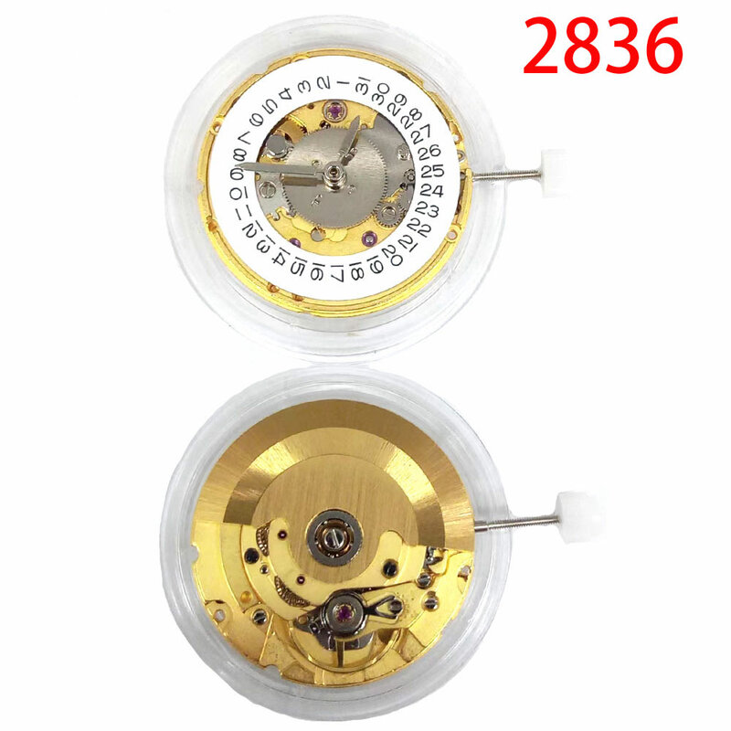 Movimiento mecánico automático de alta precisión, accesorios de reloj mecánico, calendario único, 2836
