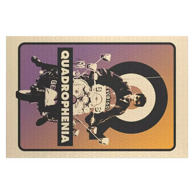 Quadrophenia 70s Mod Movie Jigsaw Puzzle Personalized Christmas Gifts Name Wooden Toy Puzzle