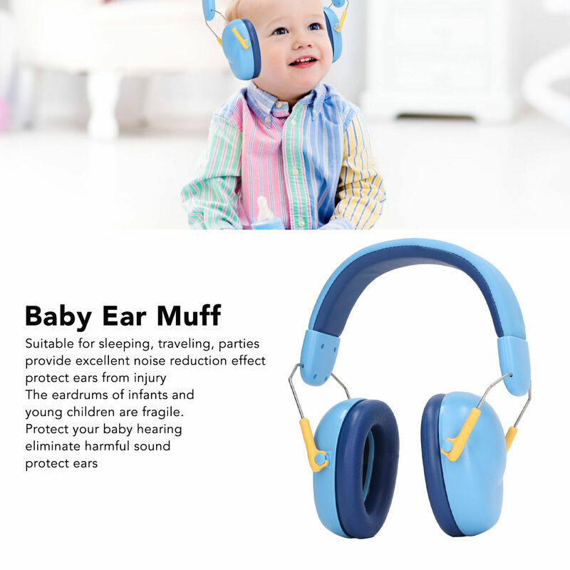 Anti Noise Baby Headphone, Confortável Proteção Orelha, Ajustável, Redução de Ruído, Earmuff para concertos