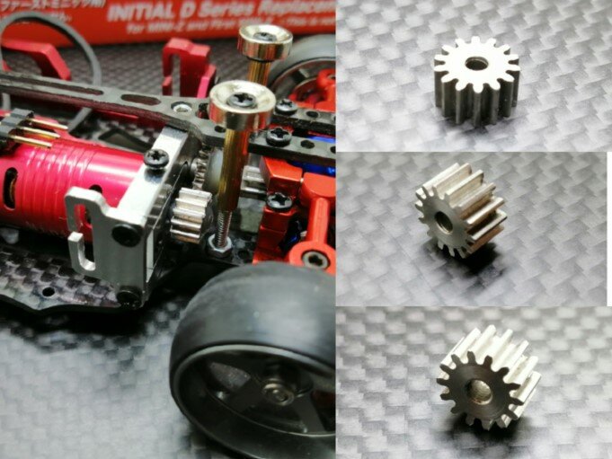 Rcカー用金属モーター,14t,1/28 mini-q hgd1