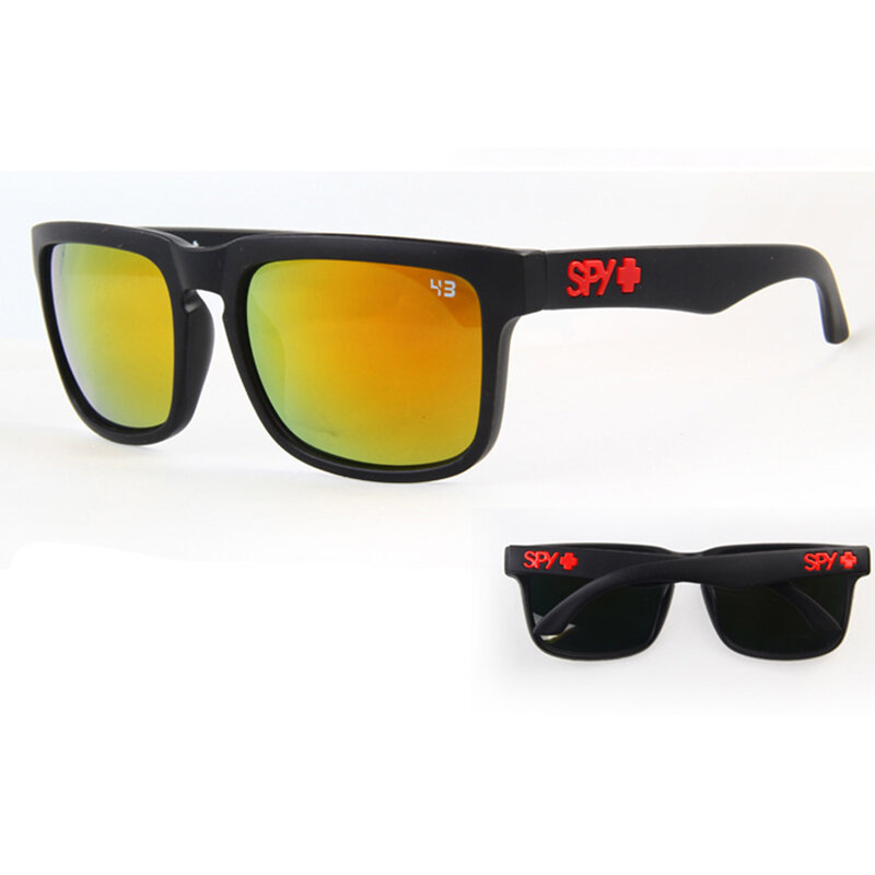 Ken kacamata hitam blok warna-warni Pria Wanita, kacamata matahari UV400 olahraga pantai perjalanan