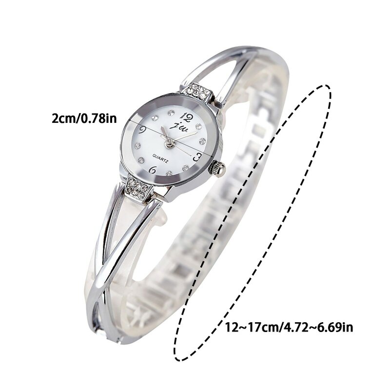Women Watches Luxury Fashion Ladies Elegant Alloy Bracelet Quartz Wristwatches Reloj Mujer 2023 New RelóGio Relogio Feminino