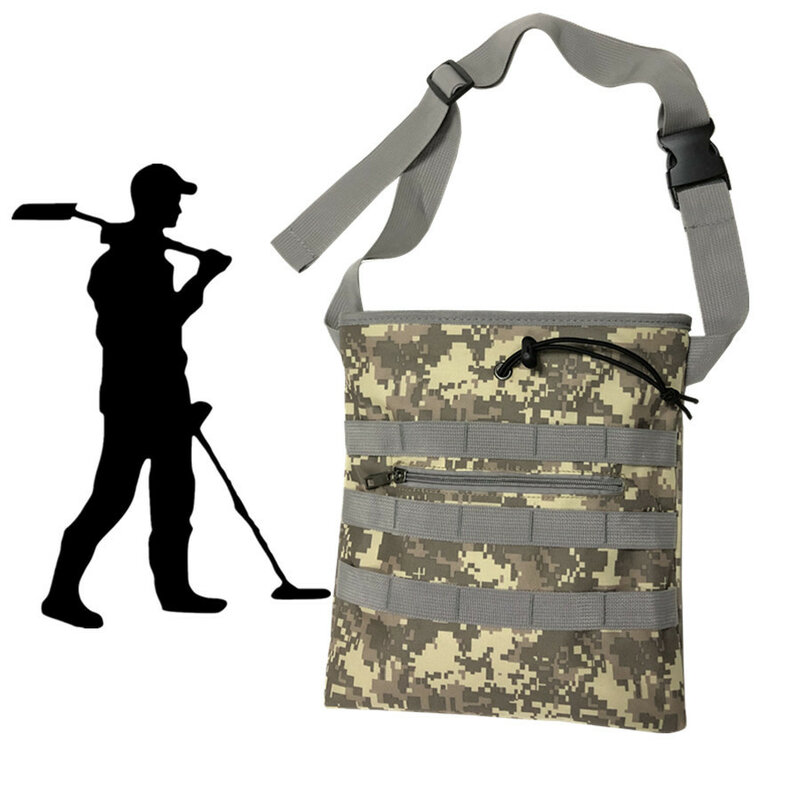 Metal Detecting Gold Finds Bag Multipurpose Digger Pouch for PinPointer Detector Waist Pack Mule Tools Bag
