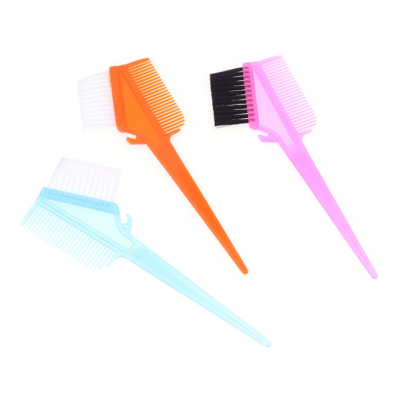 プロサロン-カラーリングブラシ,プラスチック,美容ツール,カラーコーム,ブラシ付き
