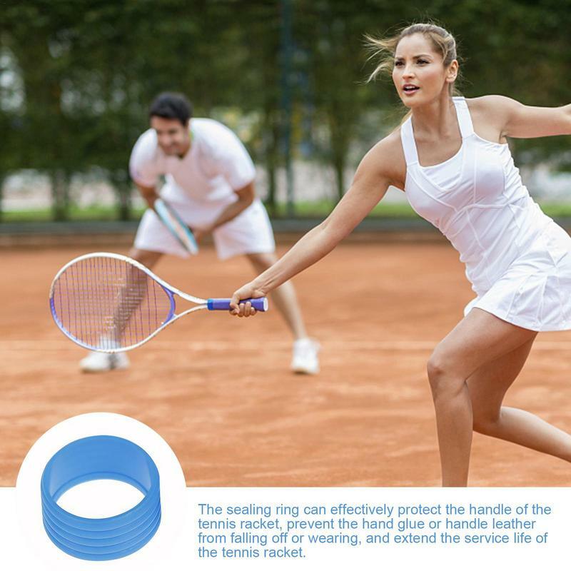 مقابض مطاطية لقبضة مضرب التنس ، جزء واحد ، حلقة مانعة للتسرب ، شريط مطاطي ، ثابت ، مطاطي ، إكسسوارات رياضية